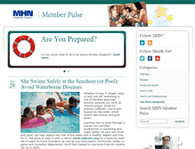 Tablet Screenshot of mhnpulse.com